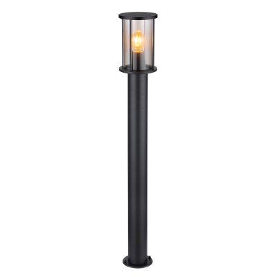 Zwarte moderne buitenlamp rvs, Kors, IP54