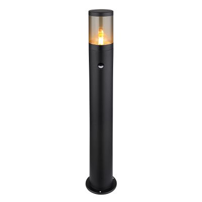 Zwarte moderne buitenlamp rvs, Lambert, IP44