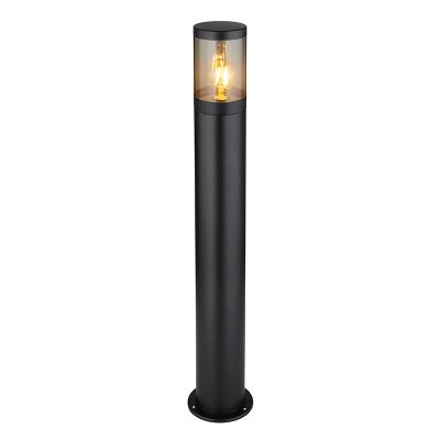 Zwarte moderne buitenlamp rvs, Lambert, IP44