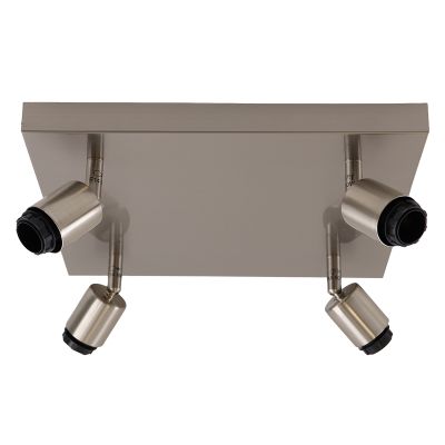 Aluminium plafondfitting zilver, Rika