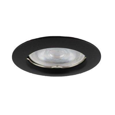 Zwarte inbouwspot Ispi