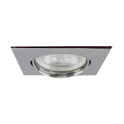 Chroom inbouwspot Meco, kantelbaar