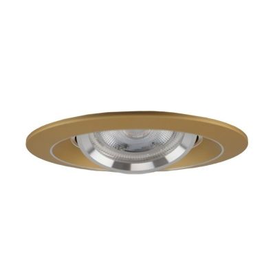 Ronde inbouwspot Tycho, goud