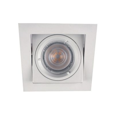 Moderne inbouwspot Filo, wit