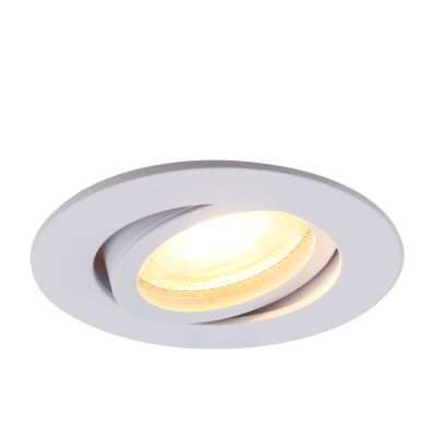 Aluminium inbouwspot wit, Abbigail