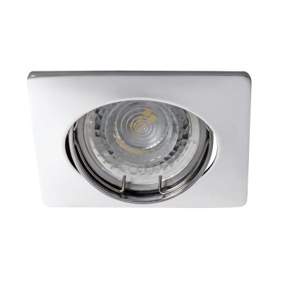 Aluminium inbouwspot chroom, Nesta