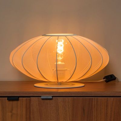 Beige tafellamp modern, Corina, met schakelaar