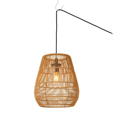 Bruine buitenlamp landelijk, Nerida, IP44
