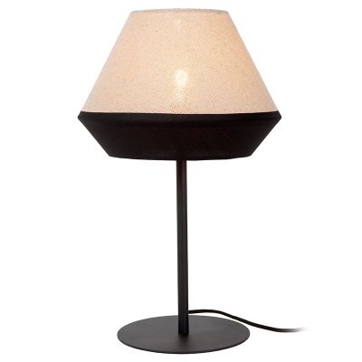 Beige tafellamp modern, Kala, met schakelaar