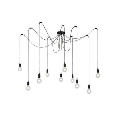 Zwarte hanglamp Fix, Siliconen