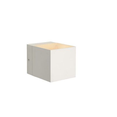 Witte wandlamp Devi, modern