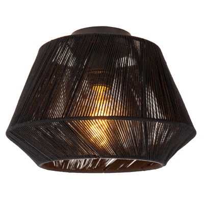 Zwarte plafonnière modern, Jessica