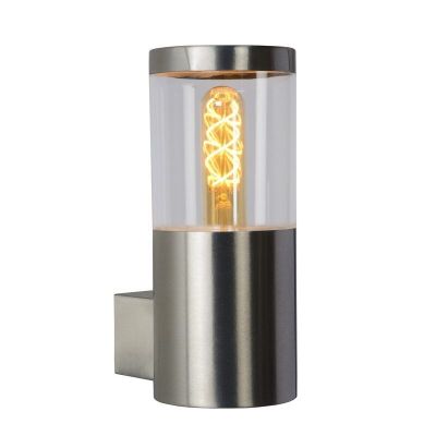 Moderne buitenlamp Fedor, Chroom