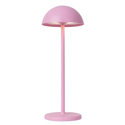 Roze buiten tafellamp retro, Joy, 1,5W, 3000K LED, IP54, met touchdimmer