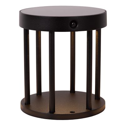 Zwarte buiten tafellamp op zonne-energie modern, Jackson, 2W, 2700K LED, IP54
