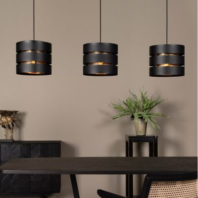 Zwarte hanglamp modern, Rosas