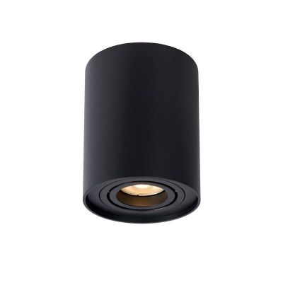 Moderne plafondlamp Tube, Zwart