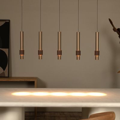 Bruine hanglamp modern, Margary, 4,2W, 2700K LED