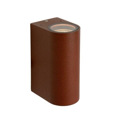 Roestbruine Boogy buitenlamp wand - Modern design