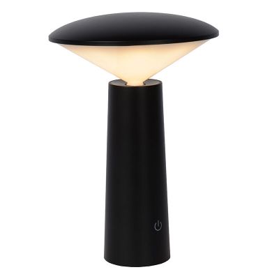Zwarte buiten tafellamp modern, Jive, 4W, warm tot koud wit verstelbare LED, IP44, met schakelaar