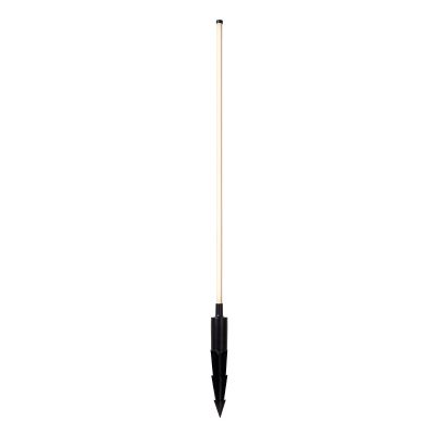 Zwarte prikspot modern, Lornex, 6W, 3000K LED, IP54