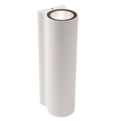 Witte up down wandlamp modern, Akra, 6W, 3000K LED, IP54