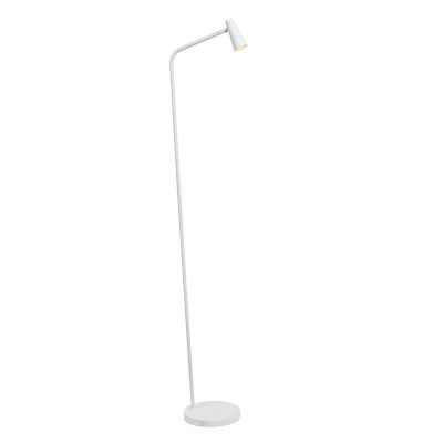 Witte oplaadbare vloerlamp modern, Stirling, 3W, 2700K LED, met touchdimmer