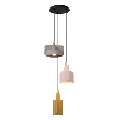 Betonnen hanglamp veelkleurig, Ninja