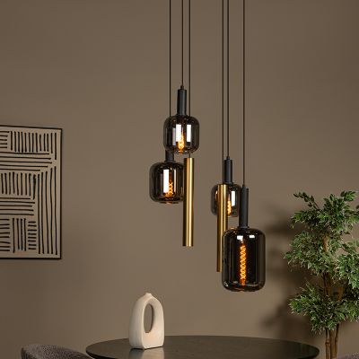 Zwarte hanglamp modern, Joanet