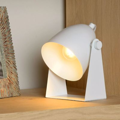 Witte tafellamp Chago