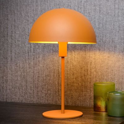 Gele moderne tafellamp, Siemon, metaal