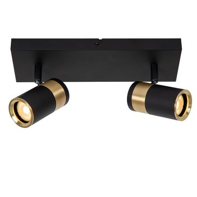 Zwarte plafondspot modern, Gorik