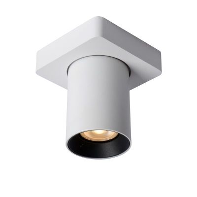 Witte plafondspot Nigel, aluminium