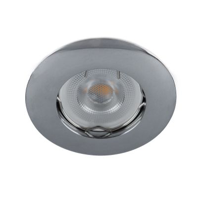 Chroom, kleine inbouwspot Rosi, rond