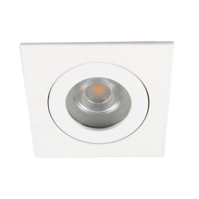 Wit badkamer inbouwspotje Dorx, MR11, vierkant