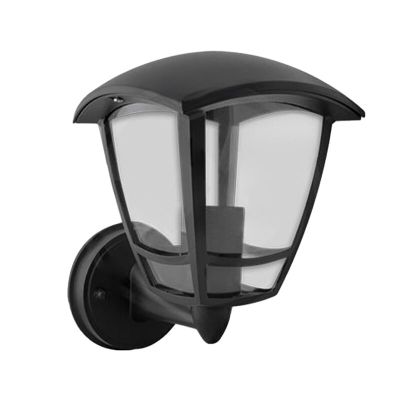 Zwarte buitenlamp klassiek, Sven, IP44