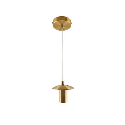 Metalen hanglamp zonder kap koper, Minne