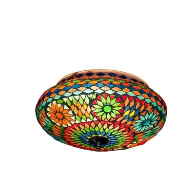 Veelkleurige oosterse plafonnière mozaïek, Mimoun