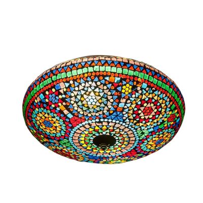 Veelkleurige oosterse plafonnière mozaïek, Louay