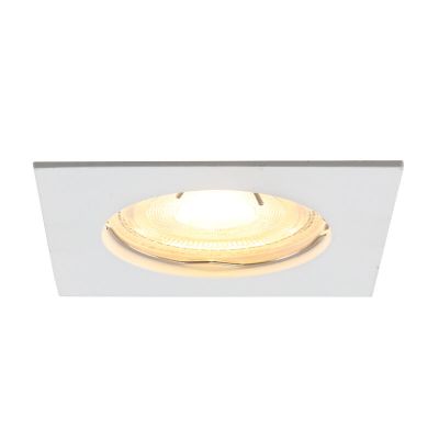 Aluminium inbouwspot wit, Rudo