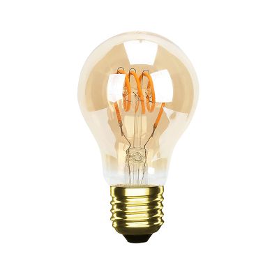 Dimbare E27 LED lamp amber, 4W, 2000K