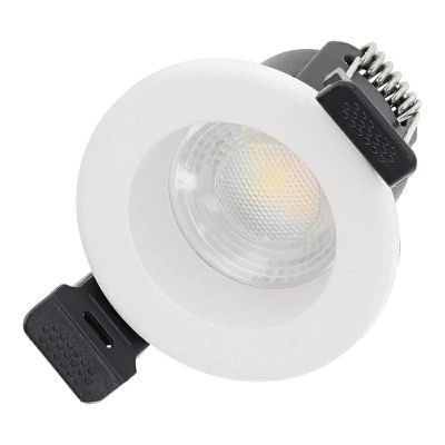 Witte downlight aluminium, Magus, 4W, white switch LED, IP65