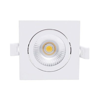Witte downlight aluminium, Loura, 6W, white switch LED, IP65