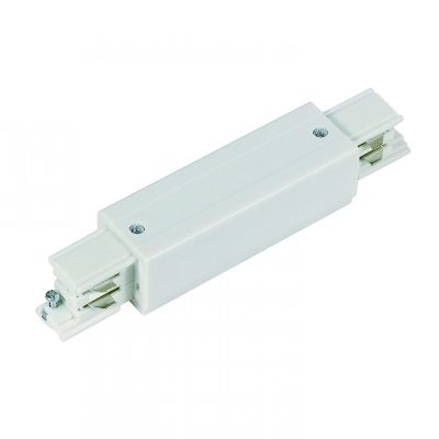 I-vorm connector voor 3-fase railverlichting, wit, Pro