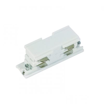 I-vorm interne connector voor 3-fase railverlichting, wit, Pro