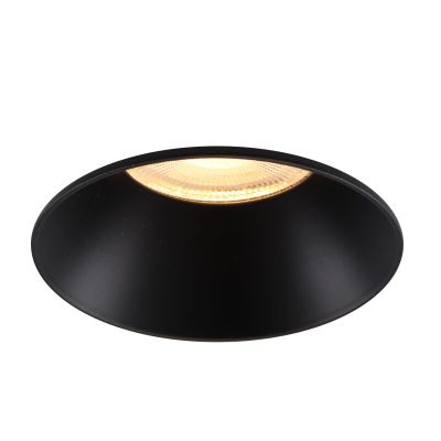 Aluminium trimless inbouwspot zwart, Sanaz