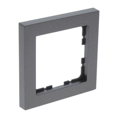 Q-Link S-Line afdekraam 1-voudig, zwart/antraciet
