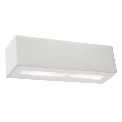 Moderne up down wandlamp Emmaly, wit, keramiek