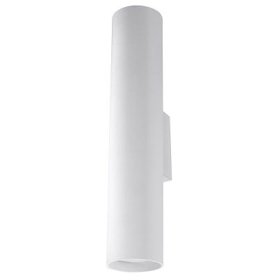 Witte up down wandlamp Harley, aluminium