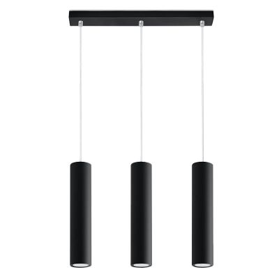 Zwarte hanglamp Harley, aluminium, 3L
